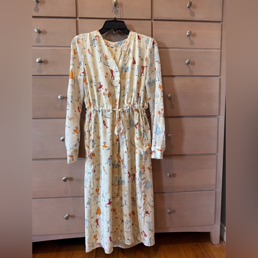 Stine Goya Camilla Silk Shirt Dress Size Small